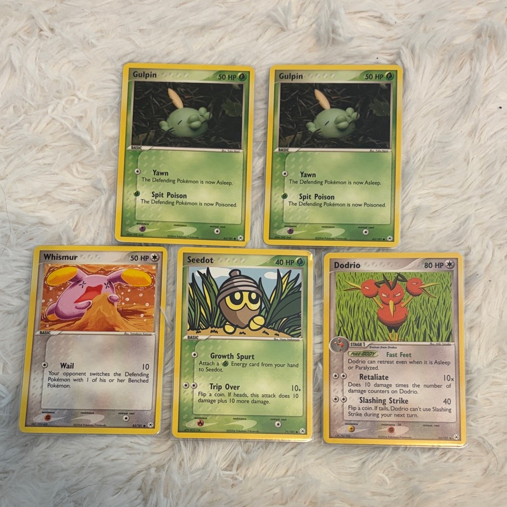 Pokemon Trading Cards Hidden Legends Common Lot